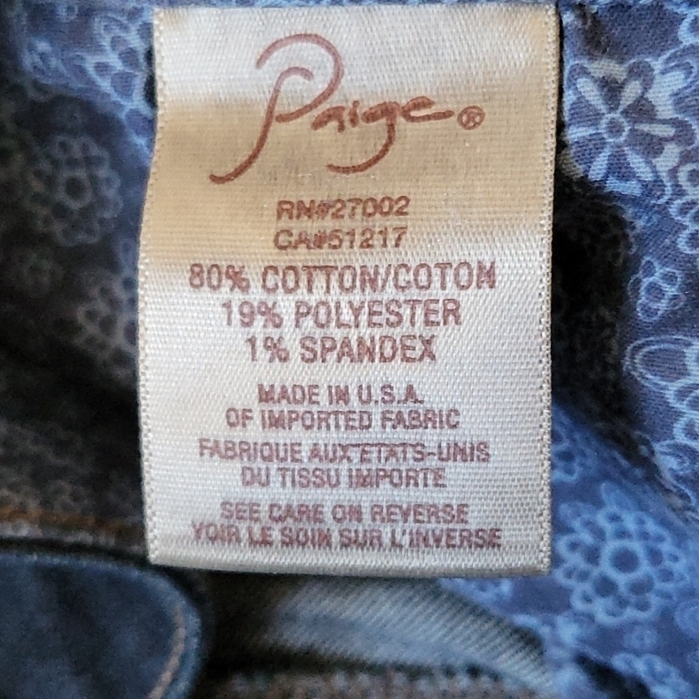 PAIGE Skyline dark wash skinny jeans - Picture 10 of 12